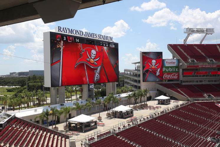 Video Check Out The New Bucs Scoreboard Upgrades At Raymond