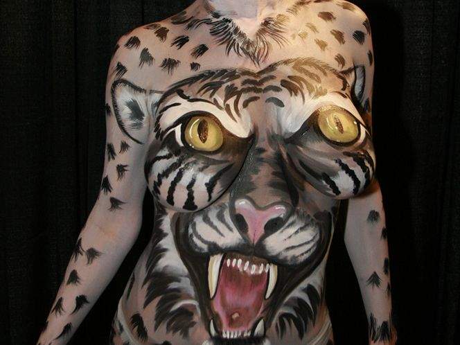 Is it legal to wear nothing but body paint?