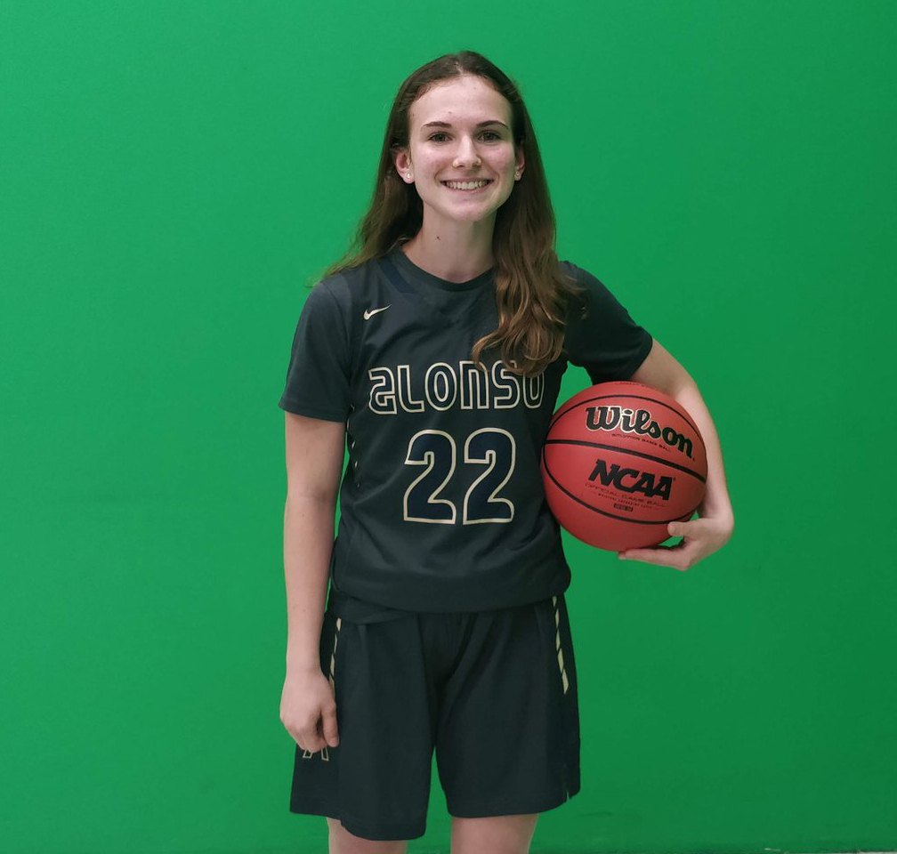 Carly Price recently broke the school record for 3-pointers in a game, making nine. Carly Price recently broke the school record for 3-pointers in a game, making nine.