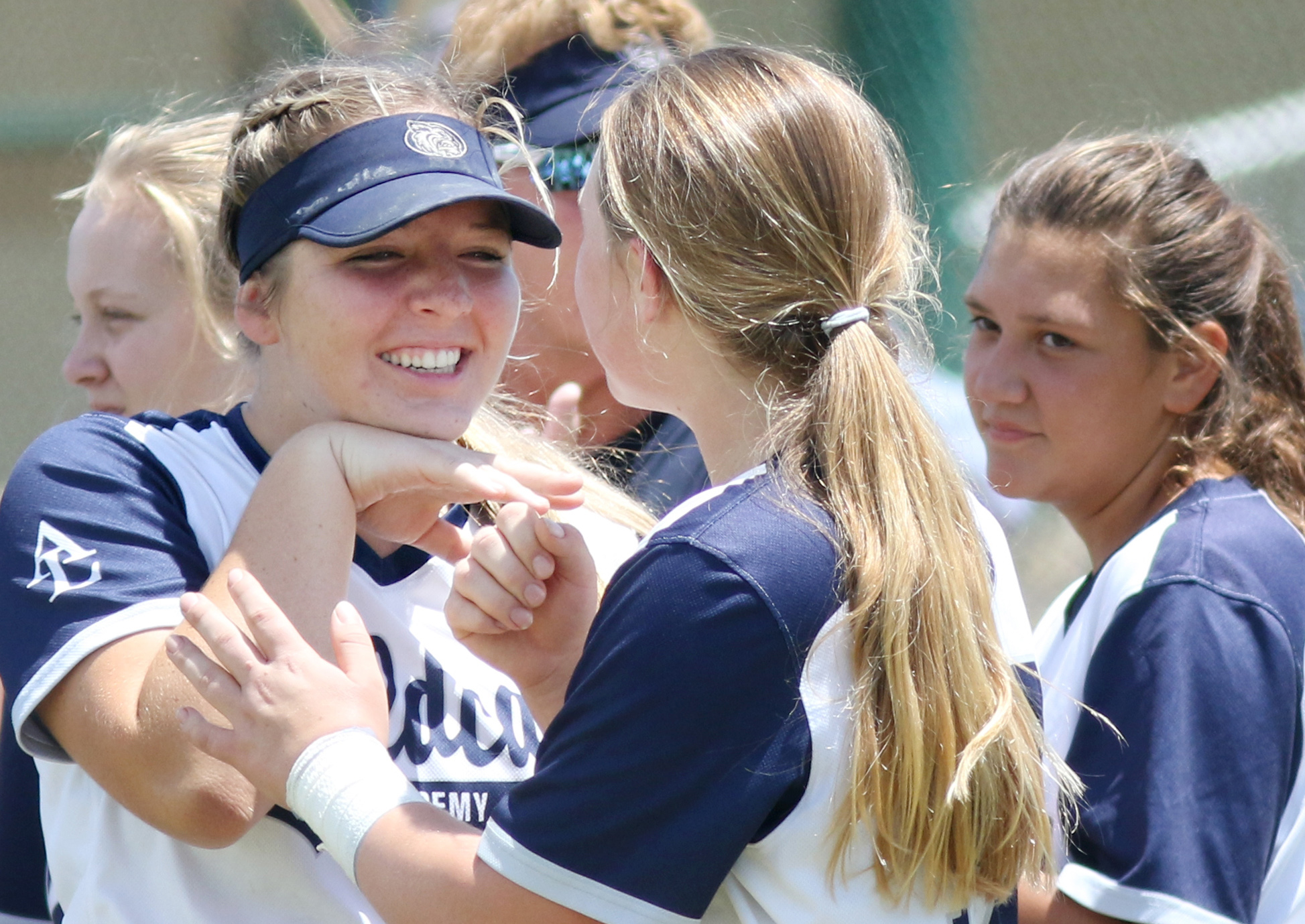 Smiles all around for Academy at the Lakes during a 10-0 victory over Peniel Baptist Academy in Class 2A state semifinals. (SCOTT PURKS | Special to the Times) Smiles all around for Academy at the Lakes during a 10-0 victory over Peniel Baptist Academy in Class 2A state semifinals. (SCOTT PURKS | Special to the Times)