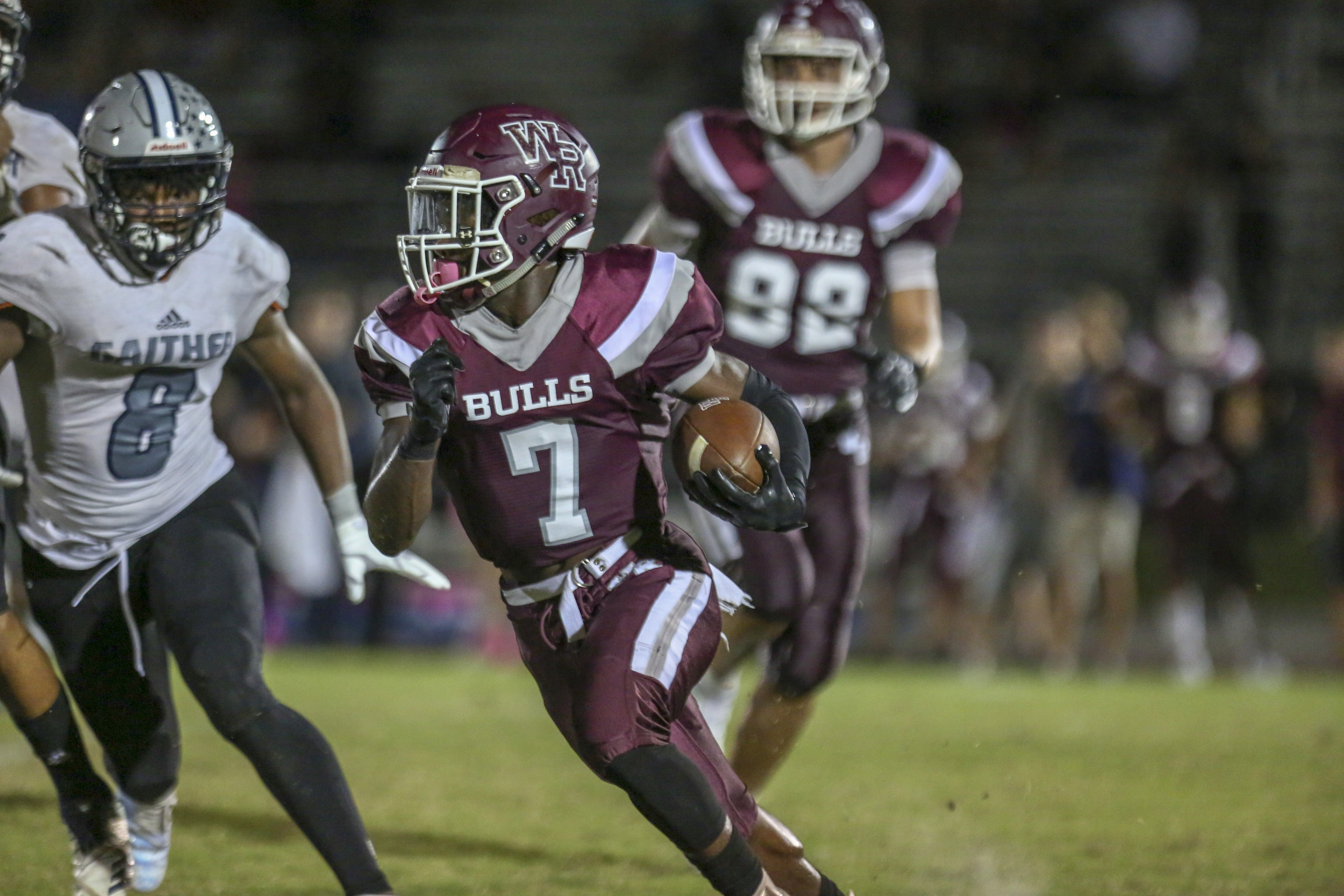 Wiregrass Ranch's Keith Walker will be a key weapon in the upcoming game against new district foe Armwood. MARTHA ASENCIO RHINE | Times Wiregrass Ranch's Keith Walker will be a key weapon in the upcoming game against new district foe Armwood. MARTHA ASENCIO RHINE | Times