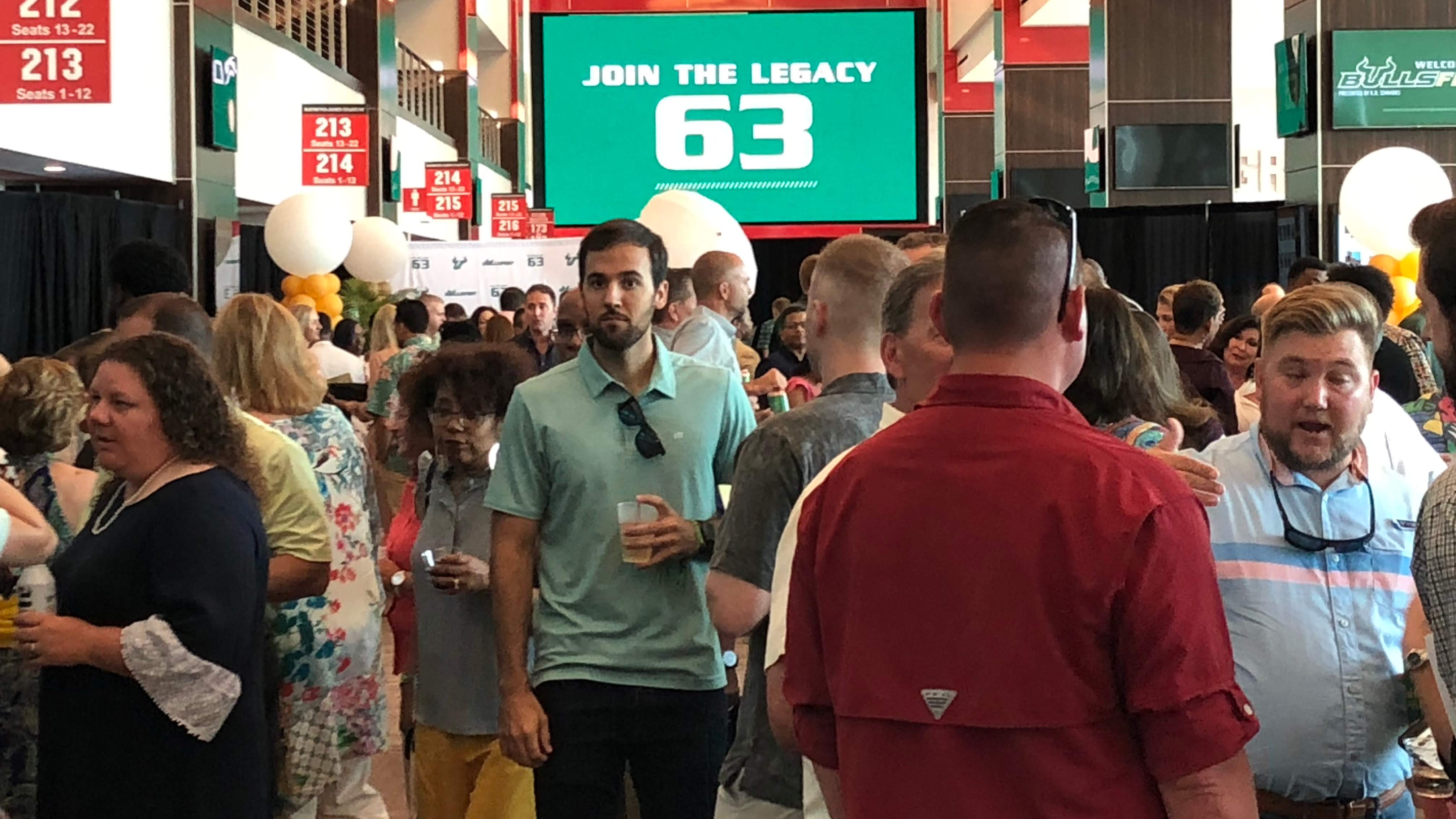 USF Athletics staged BullsFest at Raymond James Stadium's West Club Lounge on Saturday (May 18, 2019). The event drew an estimated 500 people. JOEY KNIGHT | Times USF Athletics staged BullsFest at Raymond James Stadium's West Club Lounge on Saturday (May 18, 2019). The event drew an estimated 500 people. JOEY KNIGHT | Times
