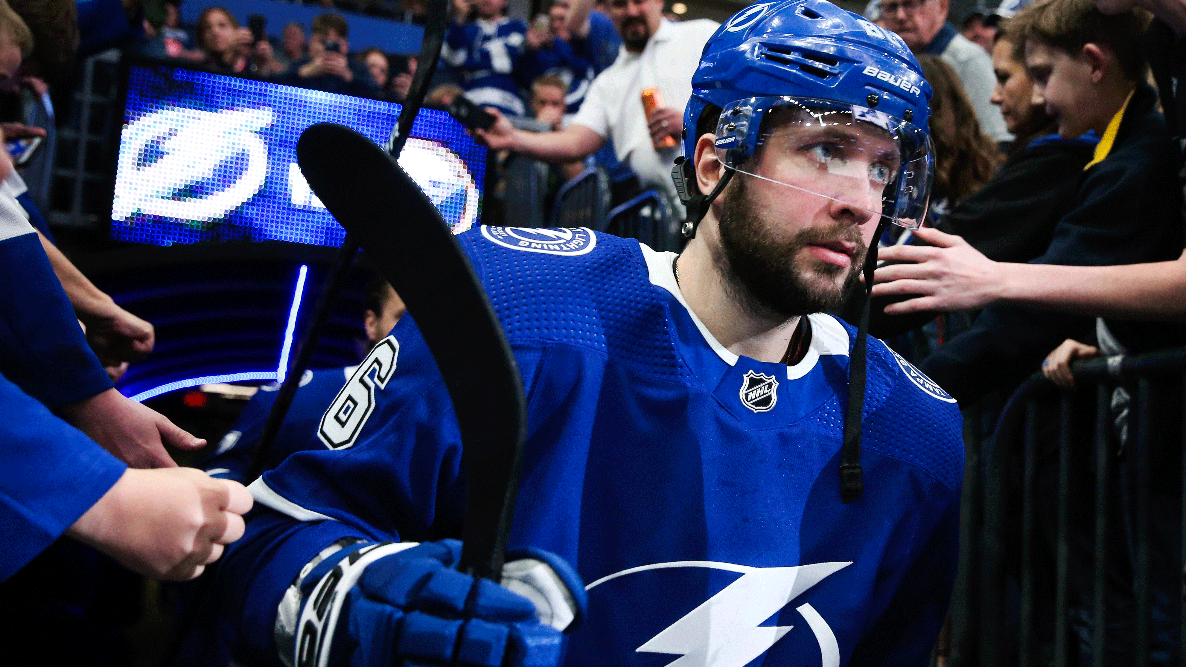 Nikita Kucherov already has one trophy under his belt in the Art Ross Trophy, but he could also bring home the Ted Lindsay award for the first time since Martin St. Louis did in 2003-04. (DIRK SHADD | Times) Nikita Kucherov already has one trophy under his belt in the Art Ross Trophy, but he could also bring home the Ted Lindsay award for the first time since Martin St. Louis did in 2003-04. (DIRK SHADD | Times)