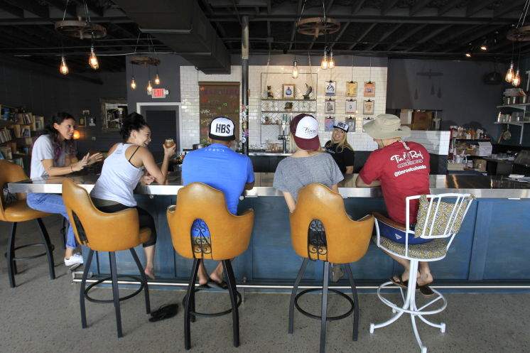 Hawthorne Bottle Shoppe calls St. Petersburg's Grand Central District home. Luis Santana | Tampa Bay Times (2017) Hawthorne Bottle Shoppe calls St. Petersburg's Grand Central District home. Luis Santana | Tampa Bay Times (2017)