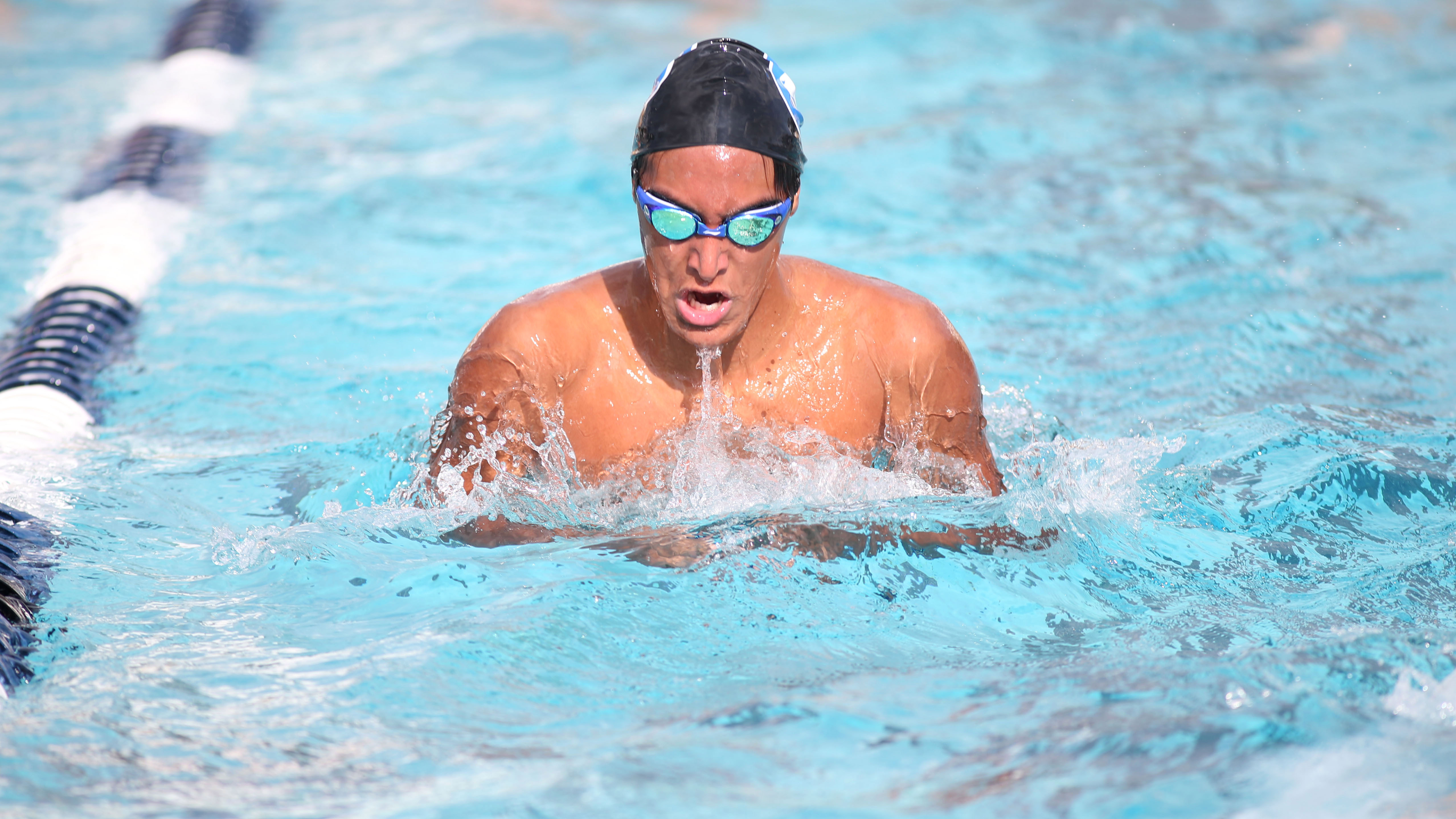 Armando Destrade no longer has the stamina for the 500 freestyle, but he is focusing on shorter distances. SCOTT PURKS | Special to the Times Armando Destrade no longer has the stamina for the 500 freestyle, but he is focusing on shorter distances. SCOTT PURKS | Special to the Times