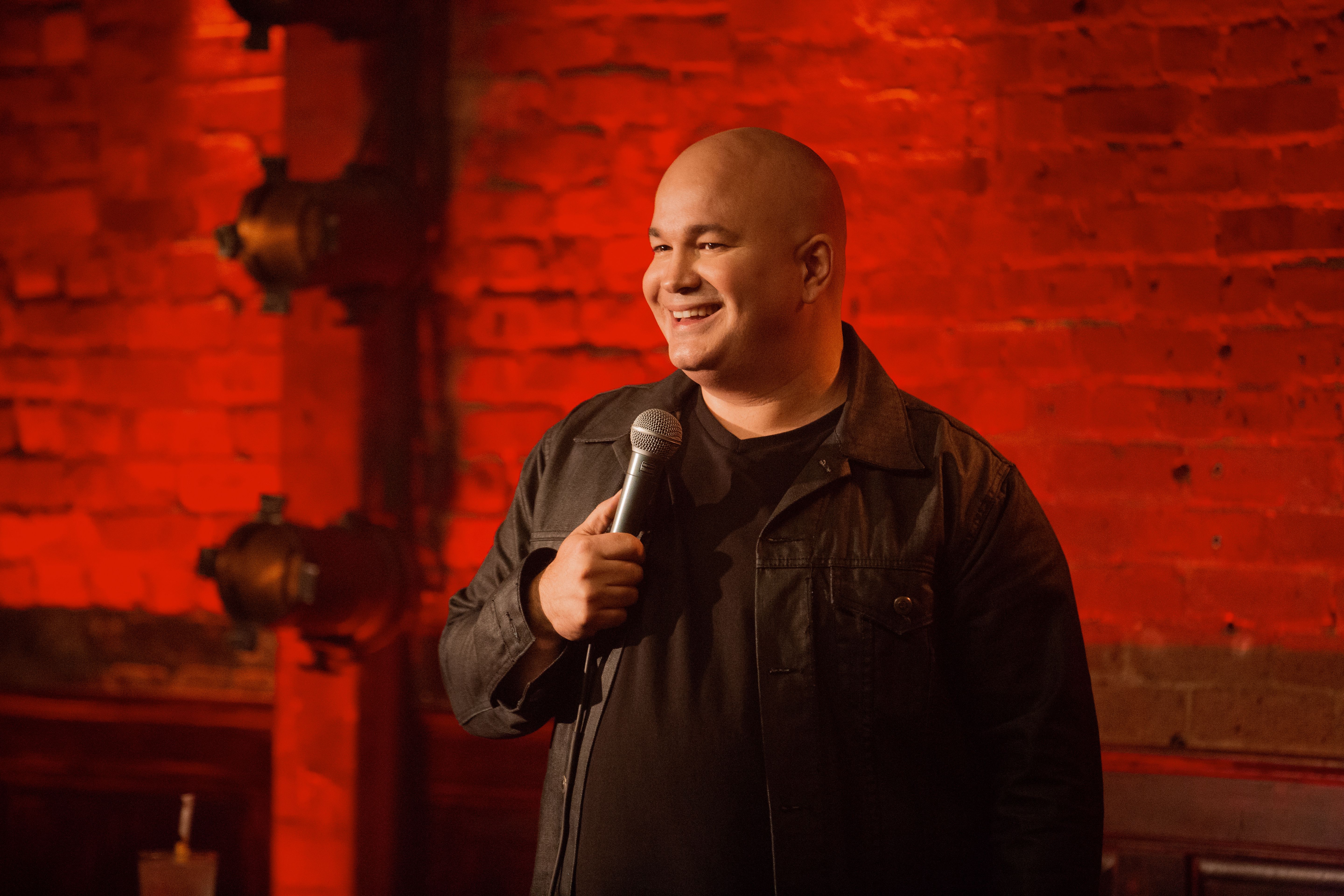 Robert Kelly in his 2014 Comedy Central special Robert Kelly in his 2014 Comedy Central special