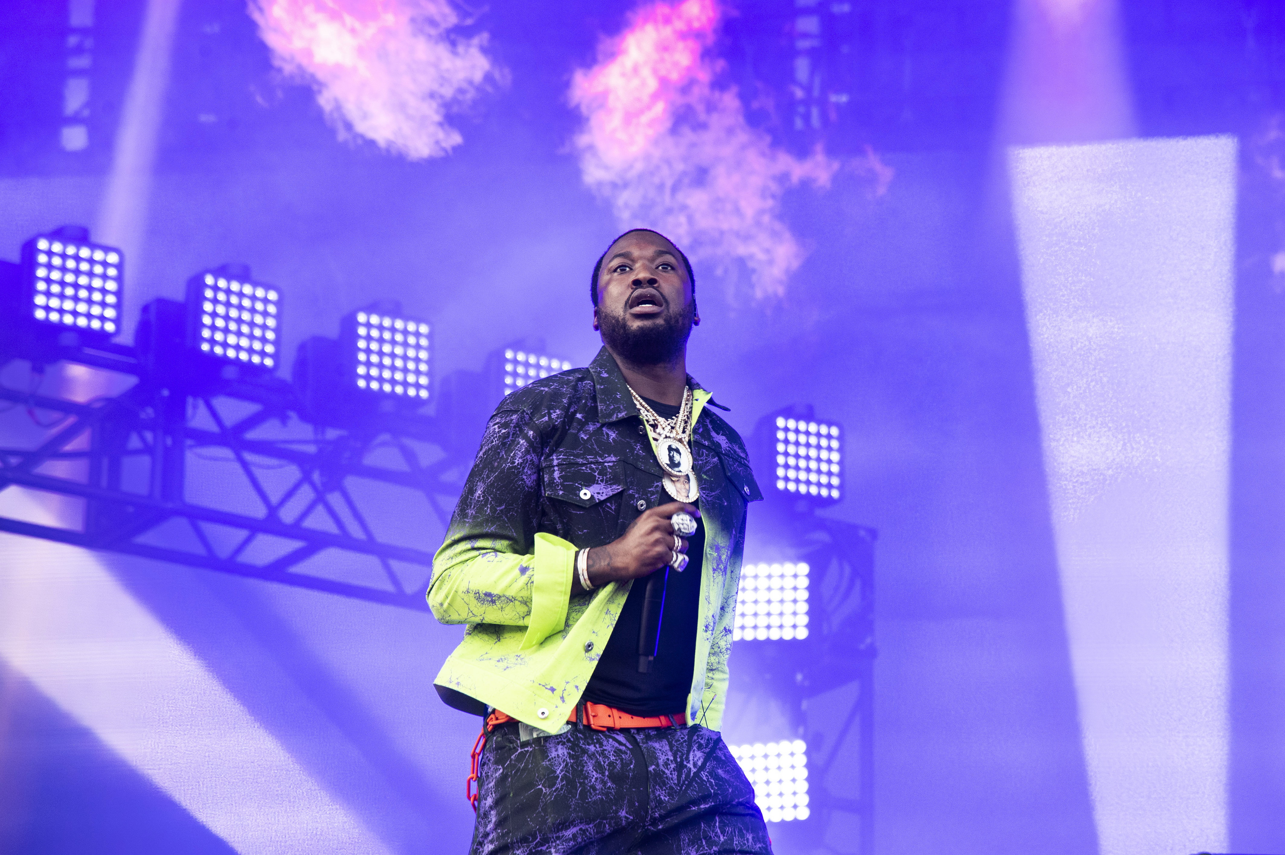 Meek Mill performs at Lollapalooza in Chicago last month. Amy Harris | Invision/AP Meek Mill performs at Lollapalooza in Chicago last month. Amy Harris | Invision/AP