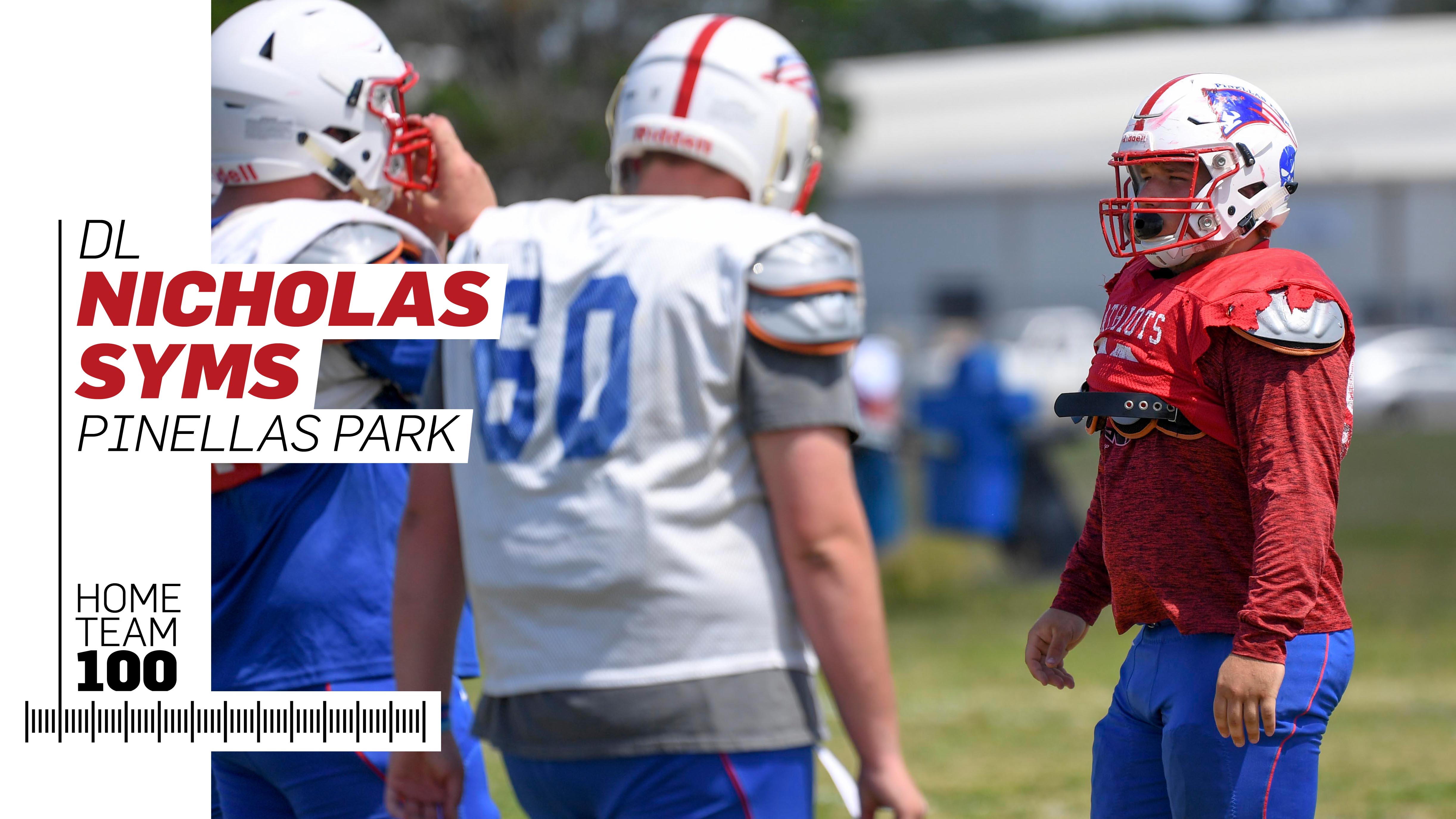 Pinellas Park's Nicholas Syms (ALLIE GOULDING | Times) Pinellas Park's Nicholas Syms (ALLIE GOULDING | Times)