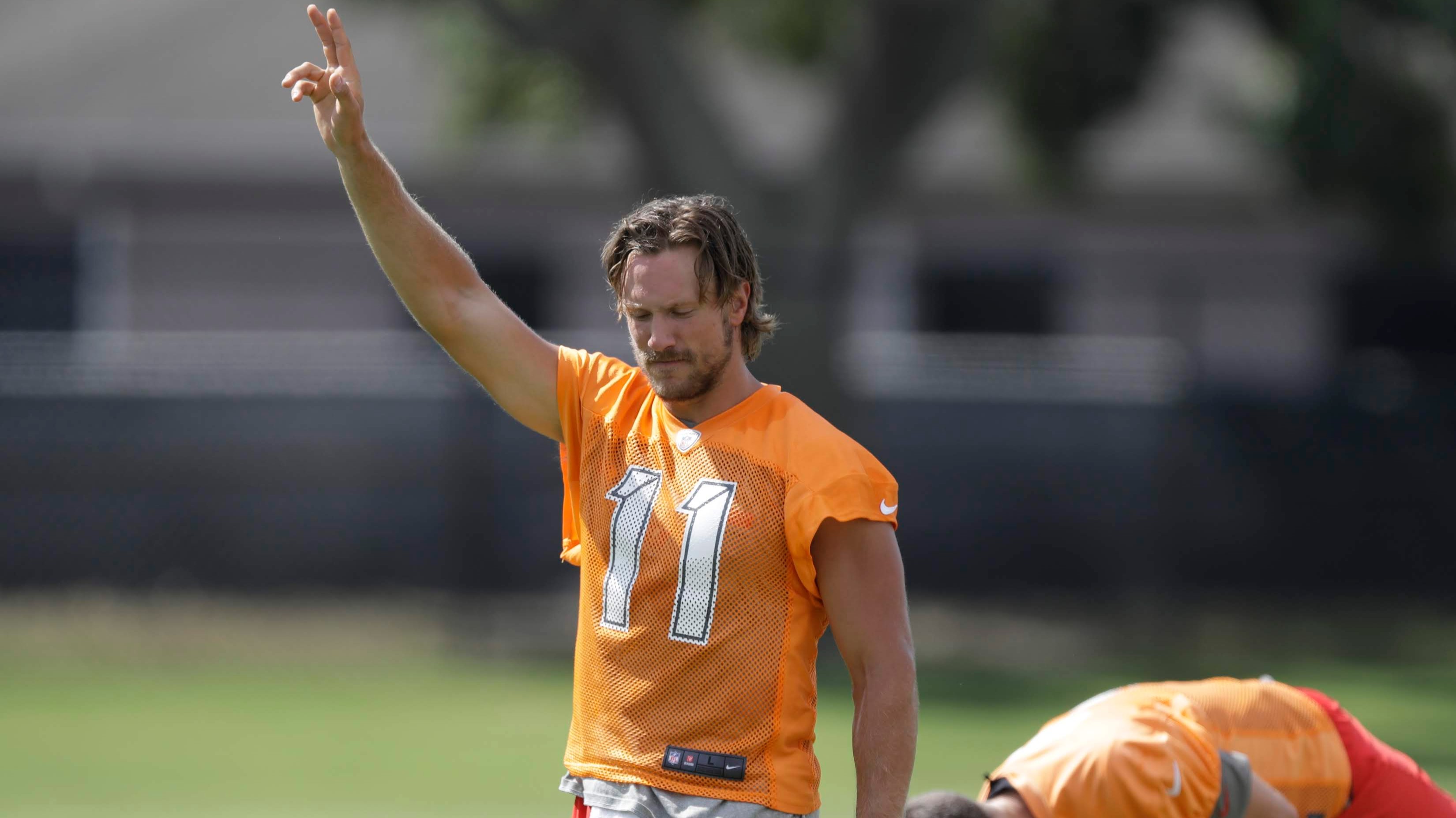 Quarterback Blaine Gabbert will have to fend off a challenge from Ryan Griffin to win the job backing up Jameis Winston. (AP Photo/Chris O'Meara) Quarterback Blaine Gabbert will have to fend off a challenge from Ryan Griffin to win the job backing up Jameis Winston. (AP Photo/Chris O'Meara)