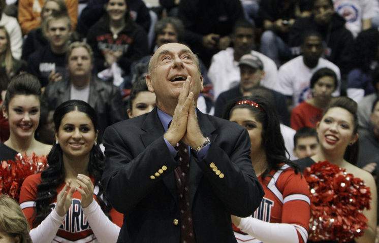 ESPN commentator and basketball analyst Dick Vitale has called more than 1,000 games. Carlos Osorio | AP ESPN commentator and basketball analyst Dick Vitale has called more than 1,000 games. Carlos Osorio | AP