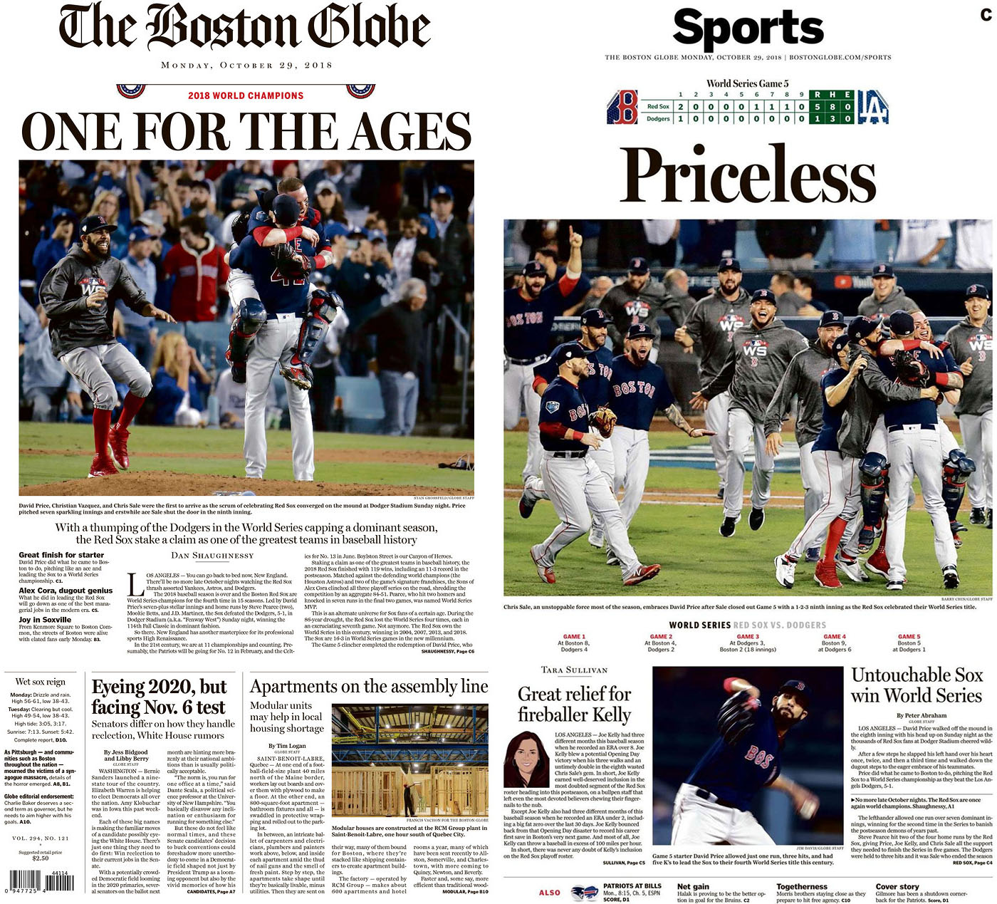 Boston strongest: Red Sox cap season with World Series title - The Boston  Globe