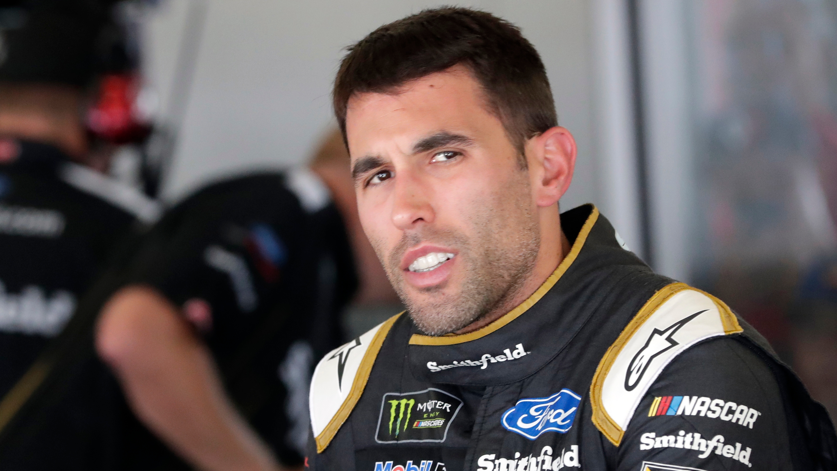 NASCAR driver Aric Almirola of Tampa. (AP Photo/John Raoux) NASCAR driver Aric Almirola of Tampa. (AP Photo/John Raoux)