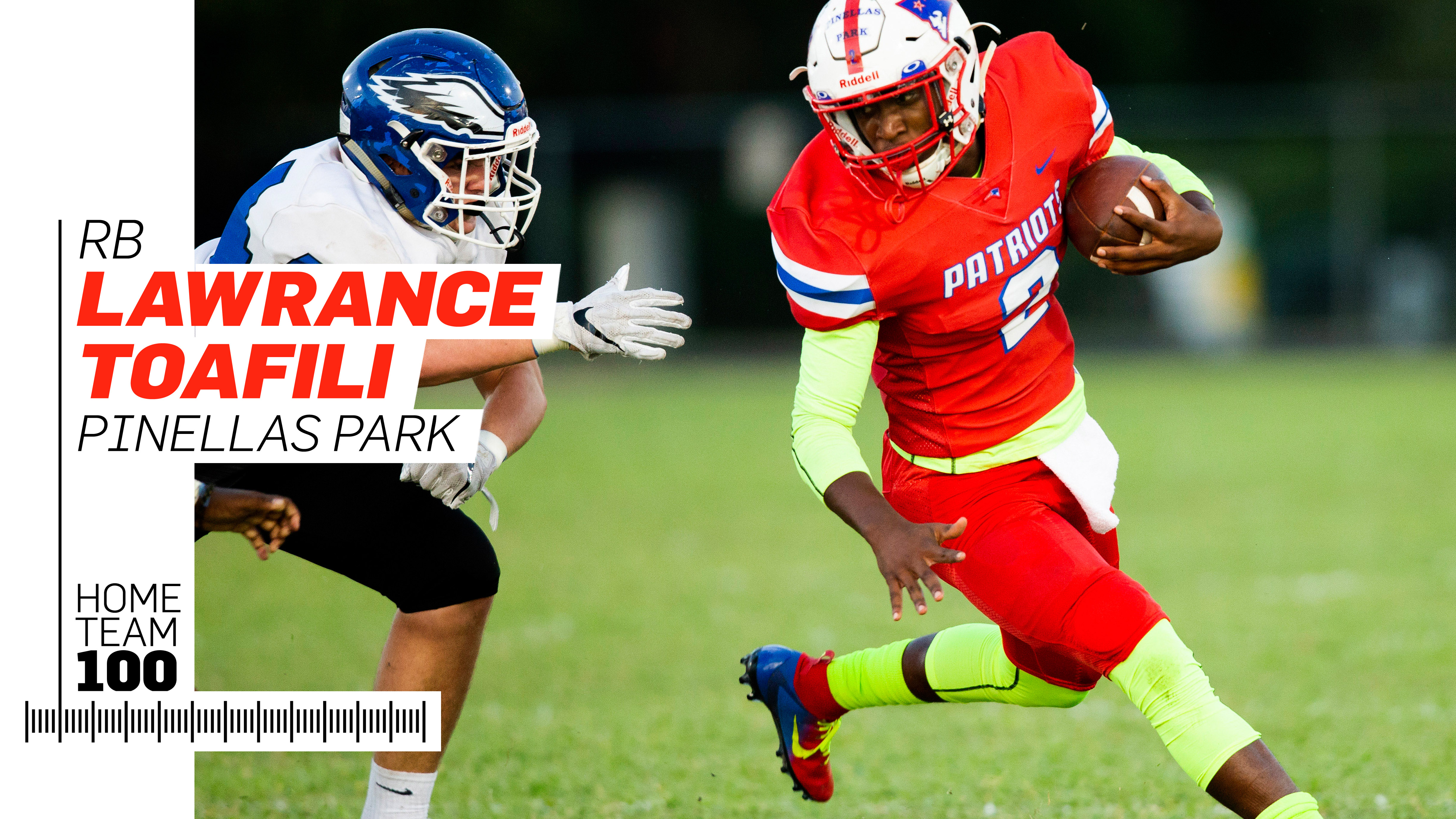 Pinellas Park's Lawrance Toafili (Times, 2018) Pinellas Park's Lawrance Toafili (Times, 2018)
