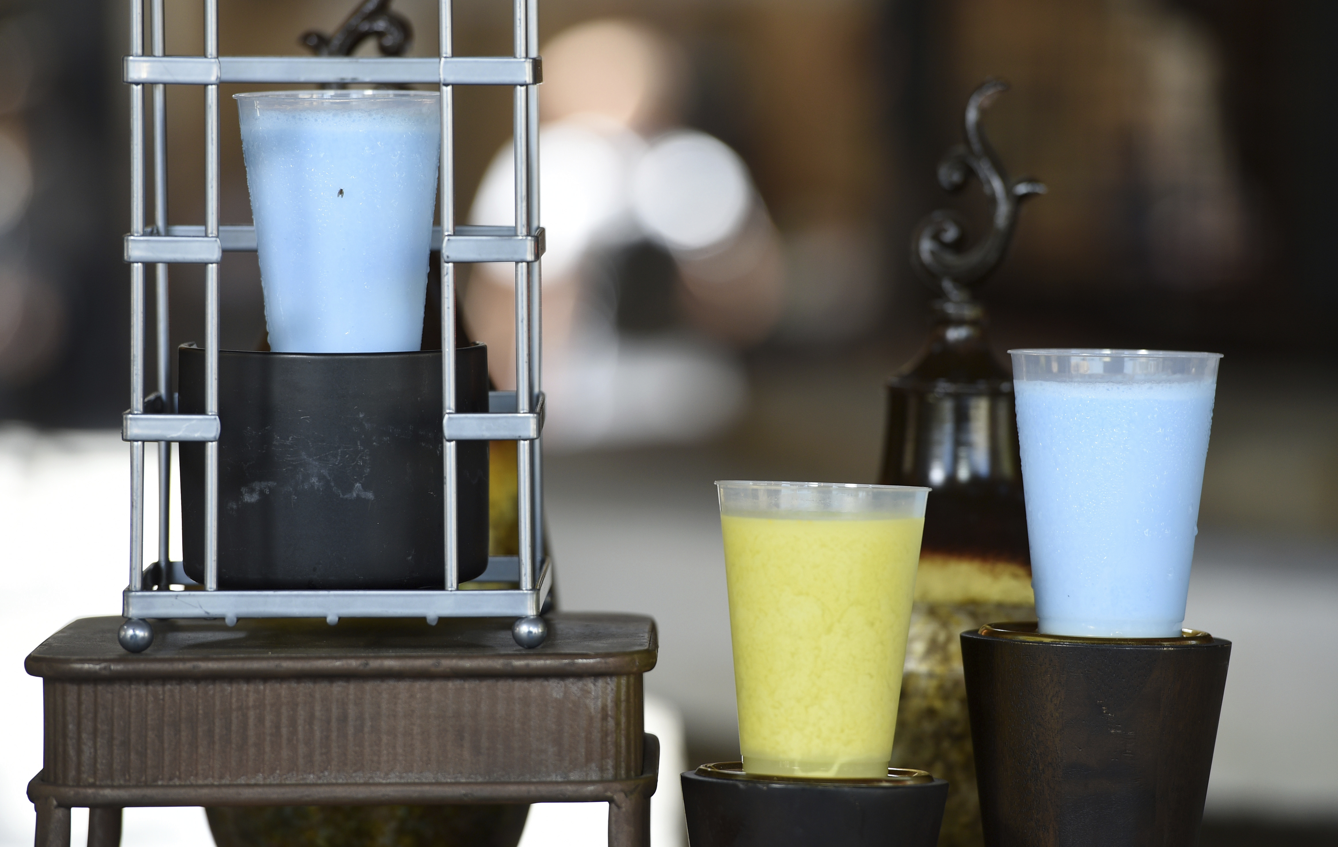 Blue Milk and Green Milk drinks, as seen in Blue Milk and Green Milk drinks, as seen in