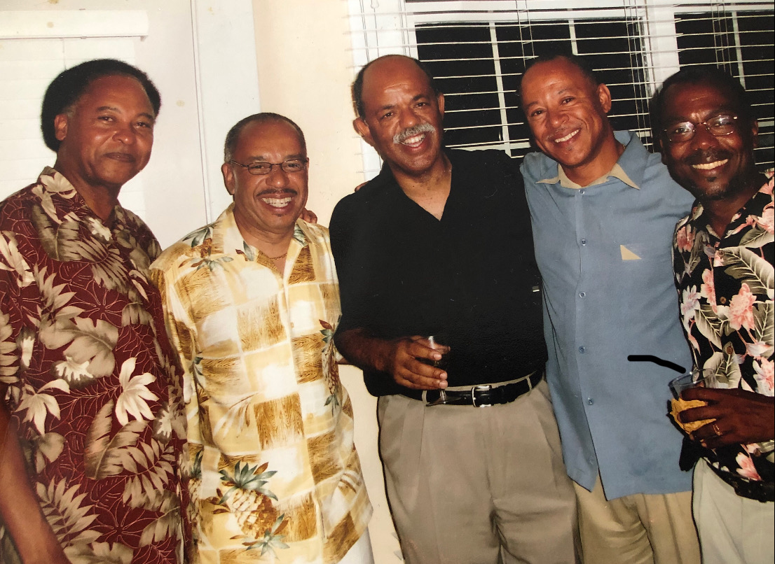 In an undated photo, left to right: Earl Cotman, Keith Brady, Paul McRae, Kenneth Bryant and Frederic Guerrier enjoy each other’s company. Guerrier said he considered McRae, a decorated local doctor at Bayfront Health, a mentor. Credit: Frederic Guerrier. Frederic J Guerrier In an undated photo, left to right: Earl Cotman, Keith Brady, Paul McRae, Kenneth Bryant and Frederic Guerrier enjoy each other’s company. Guerrier said he considered McRae, a decorated local doctor at Bayfront Health, a mentor. Credit: Frederic Guerrier. Frederic J Guerrier