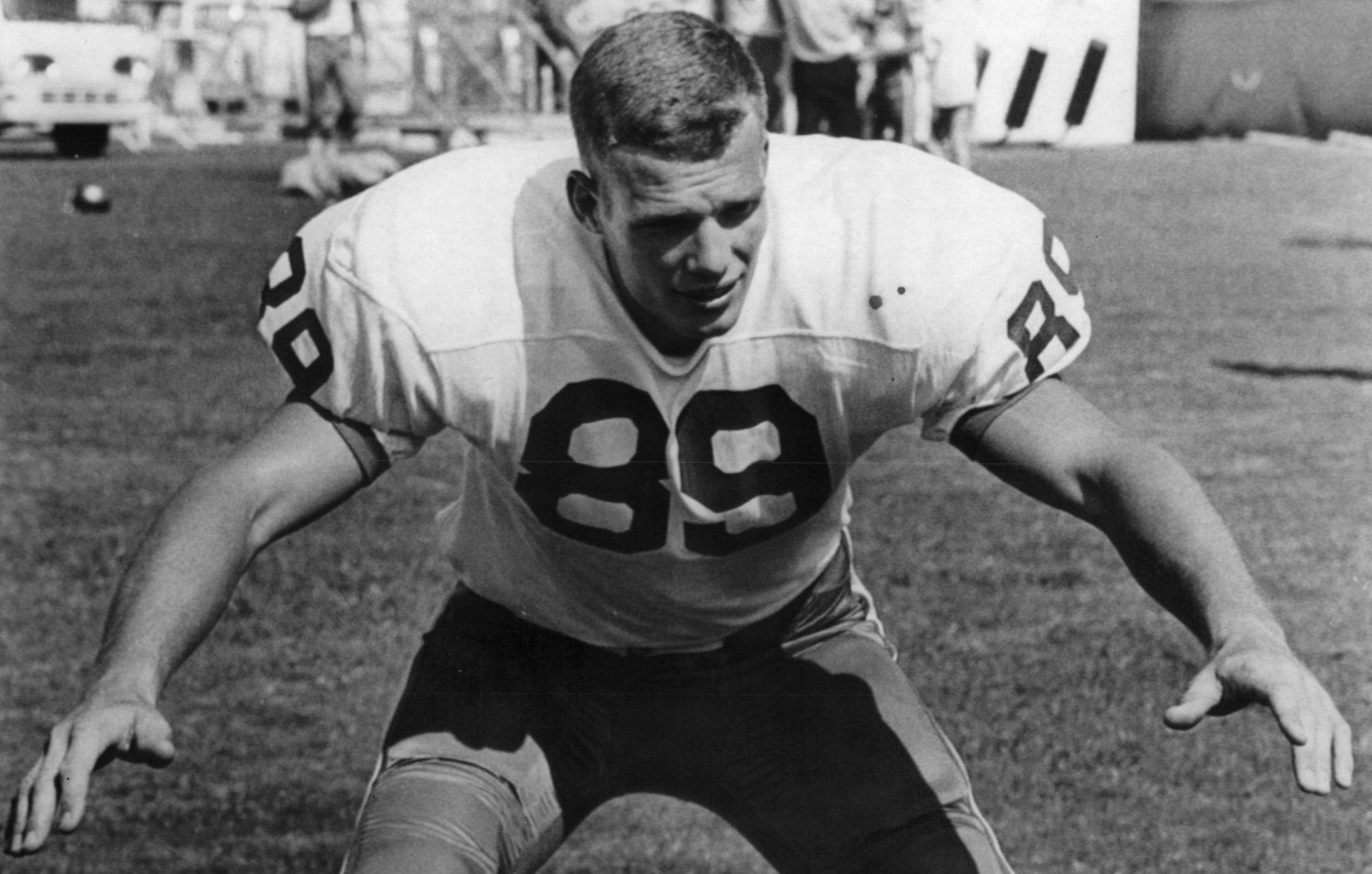 Ted Hendricks' only assignment was to terrorize the quarterbacks and ball carriers of the University of Miami's opponents. (Times, 1968)Hendricks Ted, Football, 9/9/1968 Ted Hendricks' only assignment was to terrorize the quarterbacks and ball carriers of the University of Miami's opponents. (Times, 1968)Hendricks Ted, Football, 9/9/1968