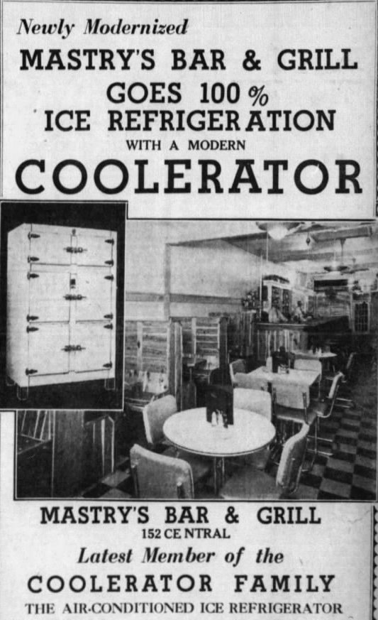 The interior of the original Mastry's Bar in St. Petersburg is seen in this 1937 ad from the then St. Petersburg Times. Tampa Bay Times The interior of the original Mastry's Bar in St. Petersburg is seen in this 1937 ad from the then St. Petersburg Times. Tampa Bay Times