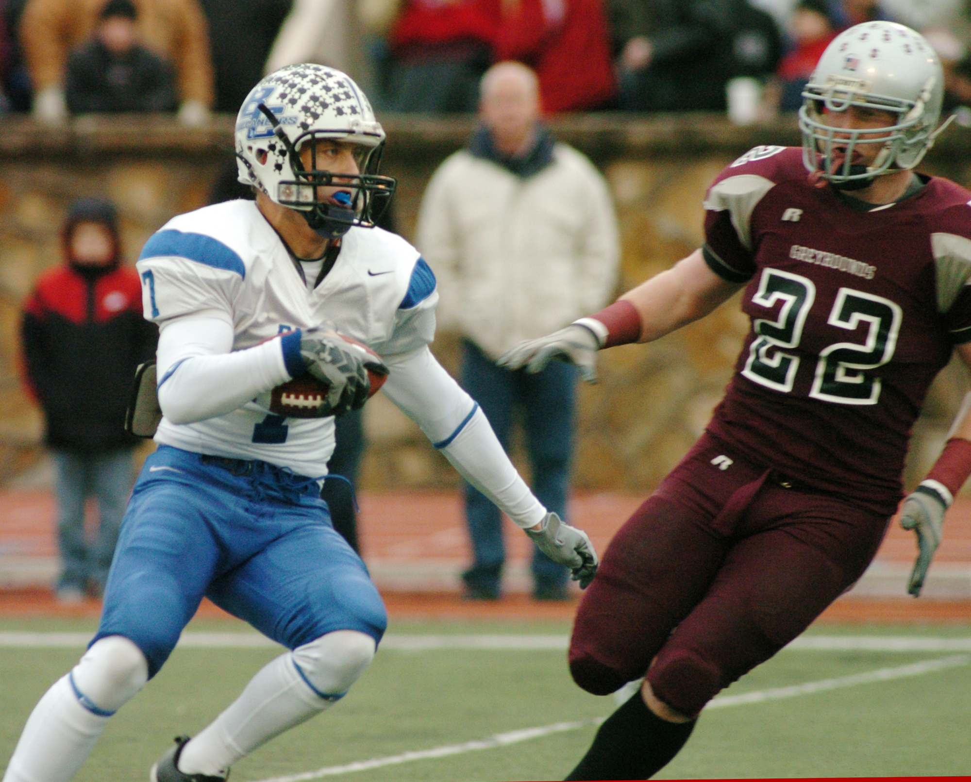 Blinn and Fort Scott face off in the 2009 NJCAA national title game. (AP Photo/Mike Gullett) Blinn and Fort Scott face off in the 2009 NJCAA national title game. (AP Photo/Mike Gullett)