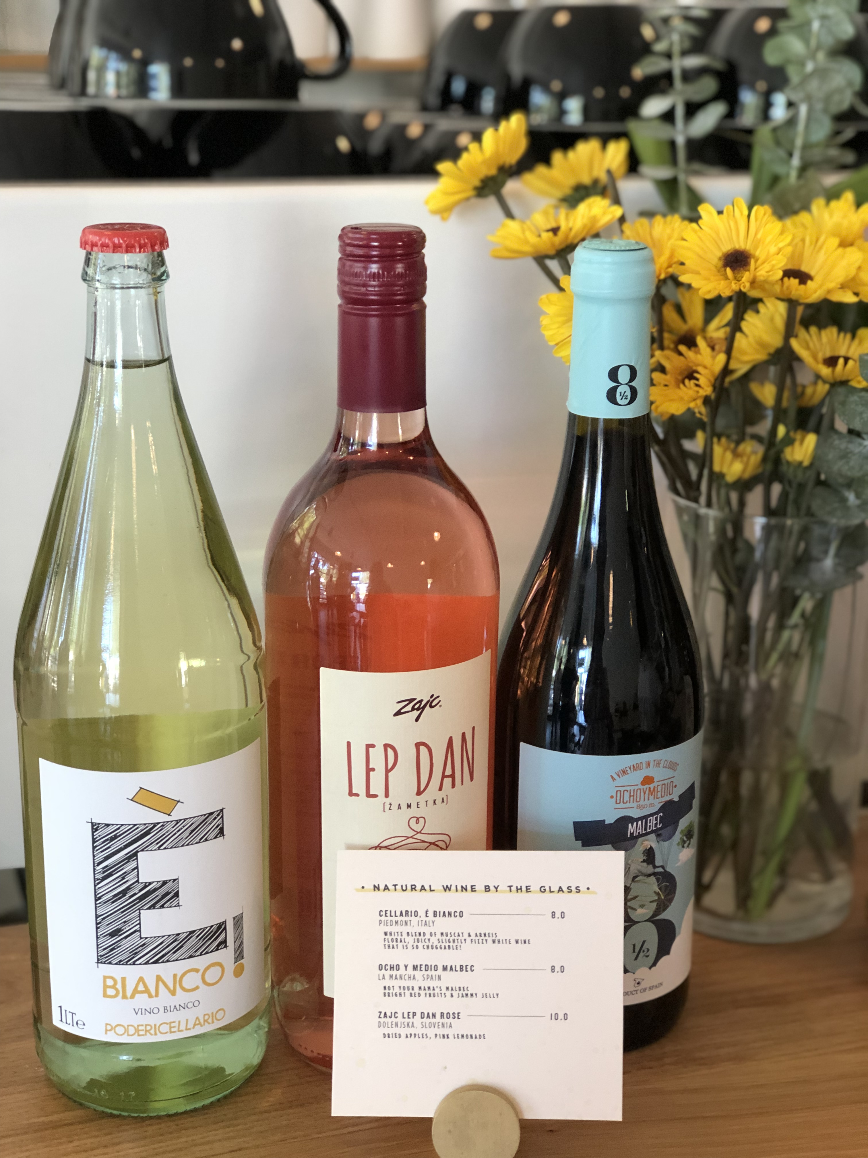Natural wines at Bandit Coffee Co., which sells them by the bottle and some by the glass. Michelle Stark | Tampa Bay Times Natural wines at Bandit Coffee Co., which sells them by the bottle and some by the glass. Michelle Stark | Tampa Bay Times