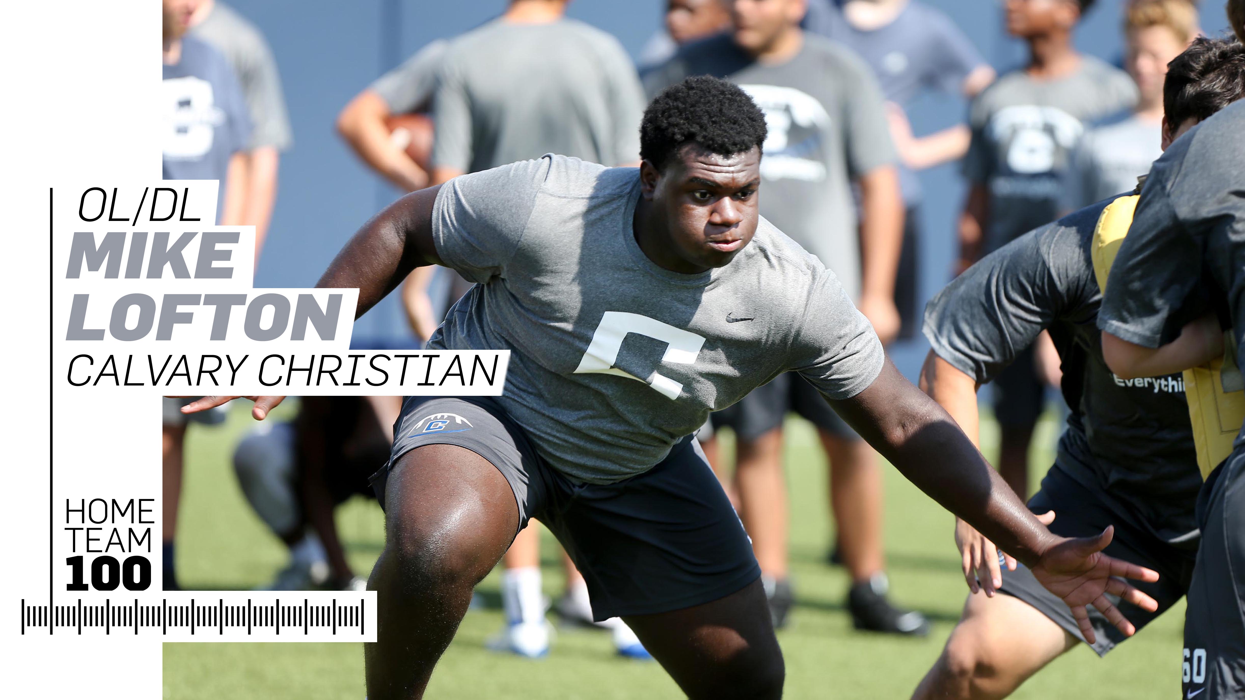 Calvary Christian's Mike Lofton (DOUGLAS R. CLIFFORD | Times) Calvary Christian's Mike Lofton (DOUGLAS R. CLIFFORD | Times)