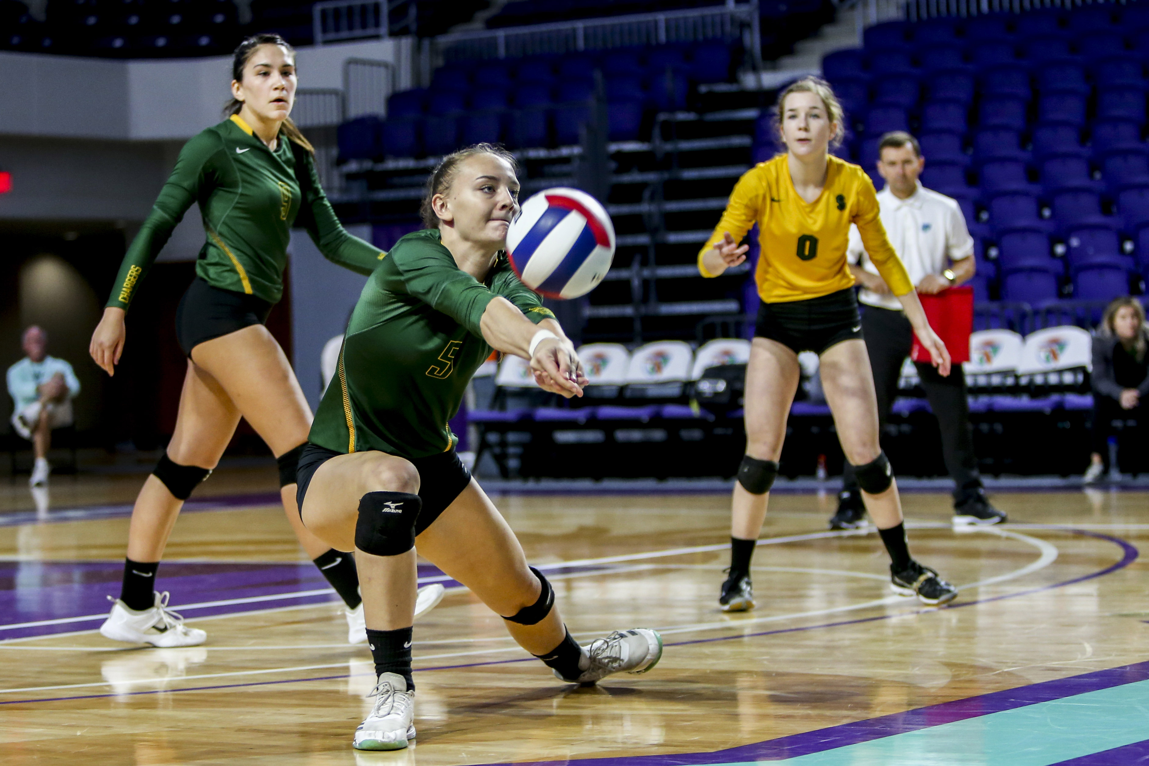 Shorecrest's Annabel Happ gets to the ball during last season's Class 4A state title game against Benjamin. (Times, 2018) Shorecrest's Annabel Happ gets to the ball during last season's Class 4A state title game against Benjamin. (Times, 2018)