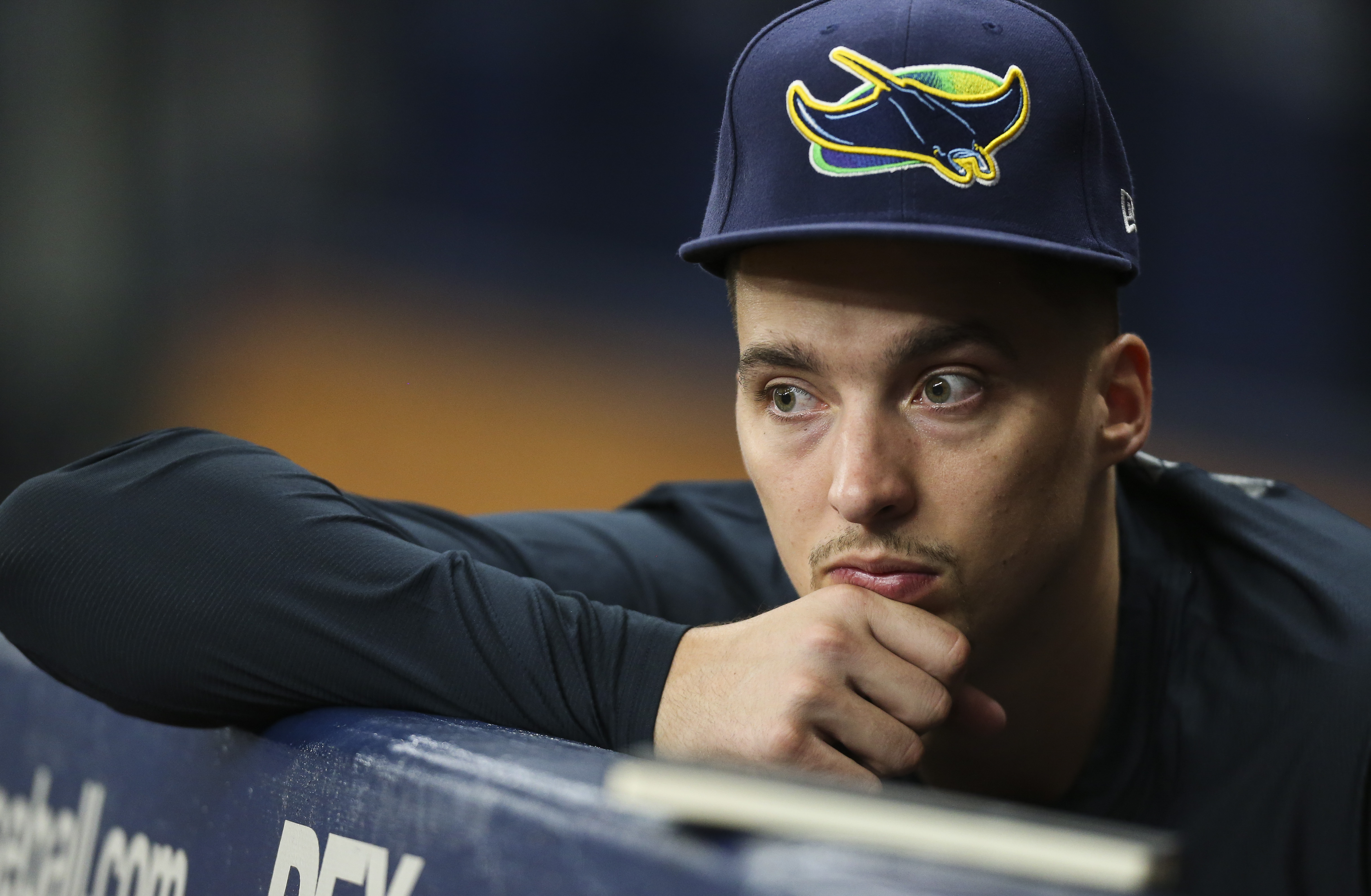 Pitcher Blake Snell was on hand Thursday for as the Rays workout at Tropicana Field. Tampa Bay opens a four-game series Friday in Baltimore. DIRK SHADD | Times Pitcher Blake Snell was on hand Thursday for as the Rays workout at Tropicana Field. Tampa Bay opens a four-game series Friday in Baltimore. DIRK SHADD | Times