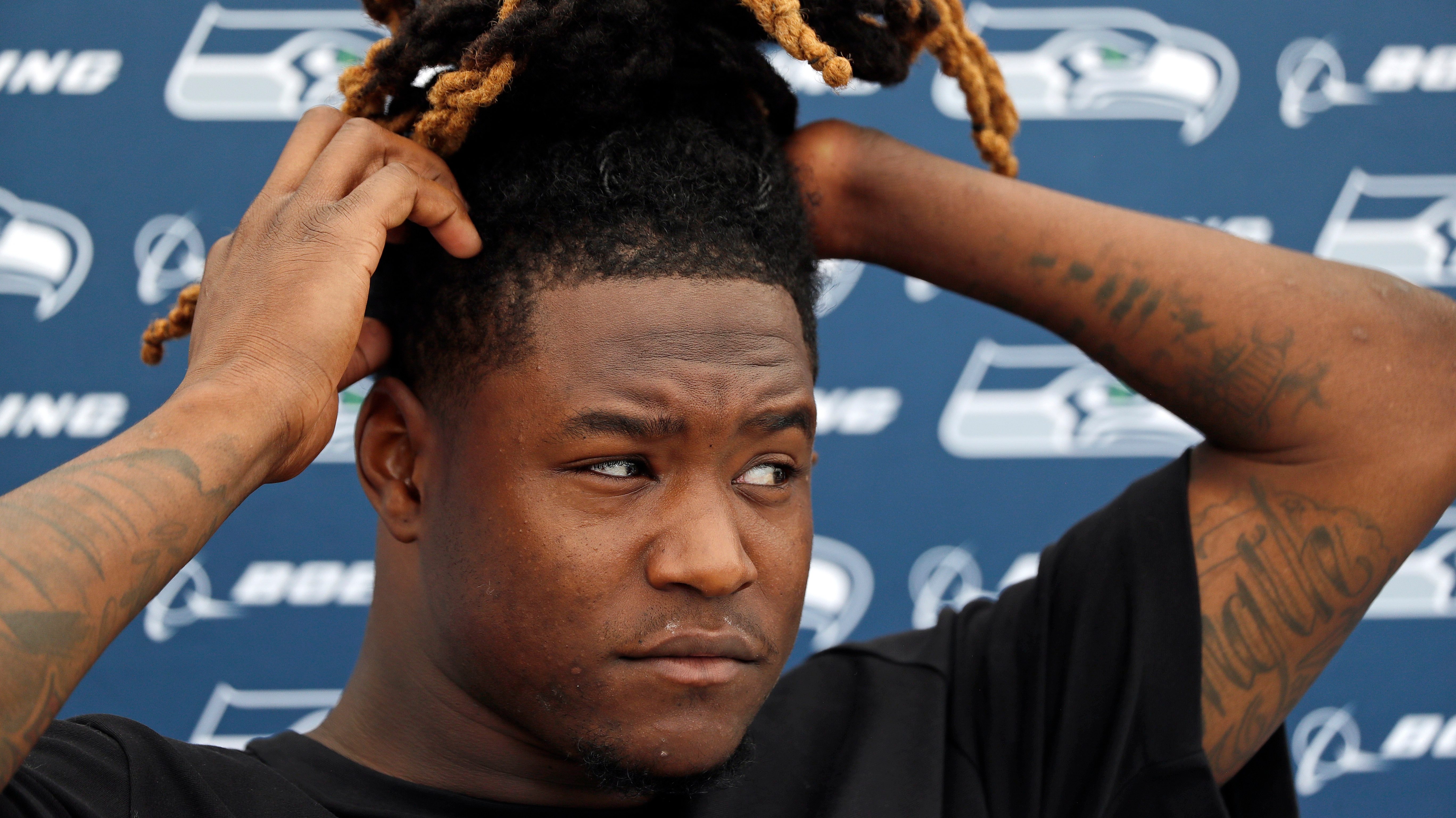 Lakewood High alumnus and Seattle Seahawks linebacker Shaquem Griffin. (AP Photo/Elaine Thompson) Lakewood High alumnus and Seattle Seahawks linebacker Shaquem Griffin. (AP Photo/Elaine Thompson)
